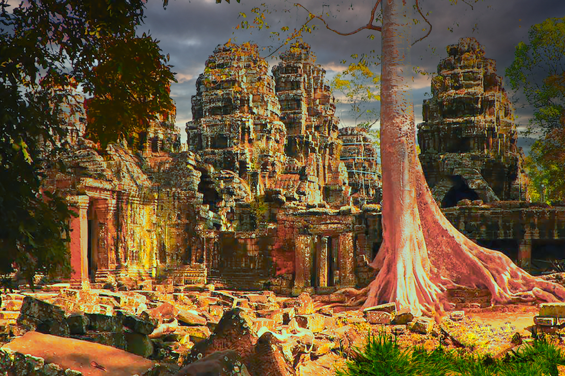 Angkor Tour around big circle